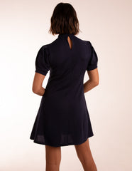 Puff Sleeve Smock Dress