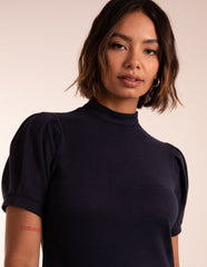 Puff Sleeve Smock Dress