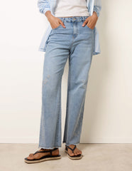 Broidery Side Detail Jeans