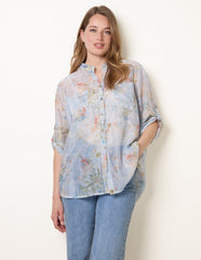 Sheer Floral Shirt