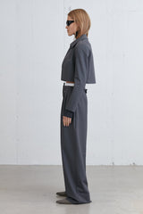 CROPPED SUITING BLOUSE