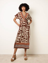 Dress With Abstract Print