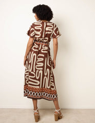 Dress With Abstract Print