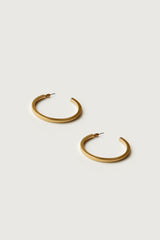 FLAT HOOP EARRINGS