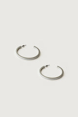 FLAT HOOP EARRINGS
