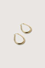 LARGE TEAR DROP HOOPS