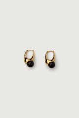 CONTRAST PENDANT EARRING