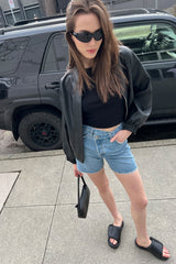 CROSSFRONT JEAN SHORT