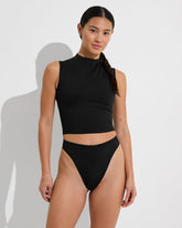 Rays Sleeveless Top - Jet