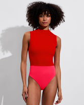 Rays Sleeveless Top - Sweet Chili Heat