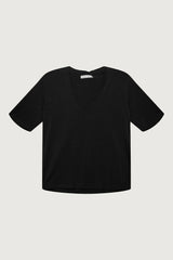 COTTON MODAL SCOOP NECK TEE