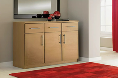 Anderson 3 Dr and 3 Drawer Sideboard - Oak Effect ( B Grade 29131 - 29133 )
