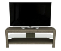 AVF Calibre TV Stand With Storage Up to 55 Inch 115cm - Grey Wood Effect TV Unit