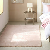 Cosy Soft Blush Short Pile Rug - 230x160cm