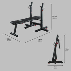 Decathlon 100 Folding Workout Weight Bench