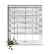Elliott 50mm Wooden Tape Venetian Blind - White