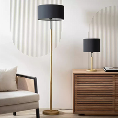 Gloss Stick Floor Lamp - Grey