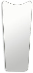 Habitat Black Full Length Curved Wall Mirror - 140x60cm