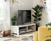 Habitat Charlie TV Unit - White | Modern Storage Cabinet Living Entertainment
