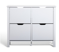 Habitat Compton 4 Shelf Shoe Storage Cabinet - White ( B Grade 36824 - 36825 )