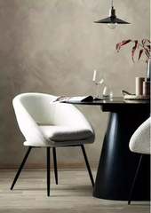 Habitat Hermione Boucle Chair - Cream