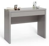 Habitat Jenson Grey Gloss Dressing Table Desk – Modern Hollow ( B Grade 29716 )