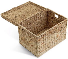 Habitat Set of 2 Woven Storage Baskets - Natural | Handmade from Hyacinth Box