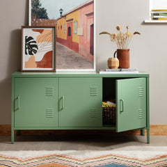 Habitat Stevie 3 Door Locker - Green