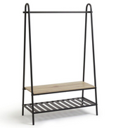 Habitat Turner Clothes Rail with Shoe Rack - Black