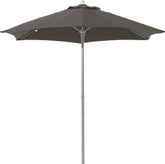 Home 2m Water Repellent Garden Parasol - Black | Outdoor Patio Umbrella