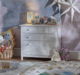 Home Kids Scandinavia 4 Chest of Drawers - White | White Kids Dresser