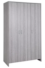 Home Seville 3 Door Wardrobe - Grey Oak Effect ( B Grade )