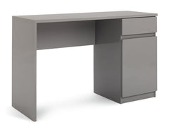 Habitat Jenson 1 Drawer Office Desk - Grey | Modern Computer Workstation Table