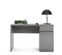 Habitat Jenson 1 Drawer Office Desk - Grey | Modern Computer Workstation Table