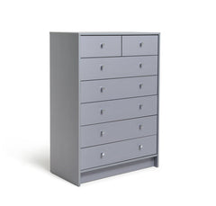 Malibu 5+2 Drawer Chest - Grey ( B Grade )