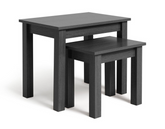 Nest of 2 Tables Black | Modern Side Tables Living Room Furniture