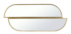 Pill Wall Mirror - Gold