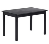 Raye Solid Wood 4 Seater Dining Table - Black ( ID 30753 )
