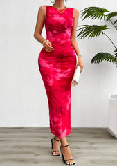 Hayden Floral Tank Maxi Dress - Red