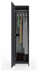 Seville 2 Piece 1 Door Wardrobe Set - Anthracite ( B Grade 40117 - 40120 )