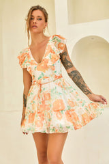 Sunroom Mini Dress - Orange