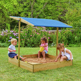 TP Toys Wooden Sandpit With Canopy