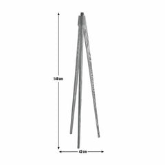 Tripod Floor Lamp Base - Walnut Stain
