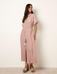 Floral Cutwork Embroidery Dress