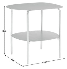 Whiston Side Table - Silver