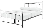 Yani Double Metal Bed Frame - Black