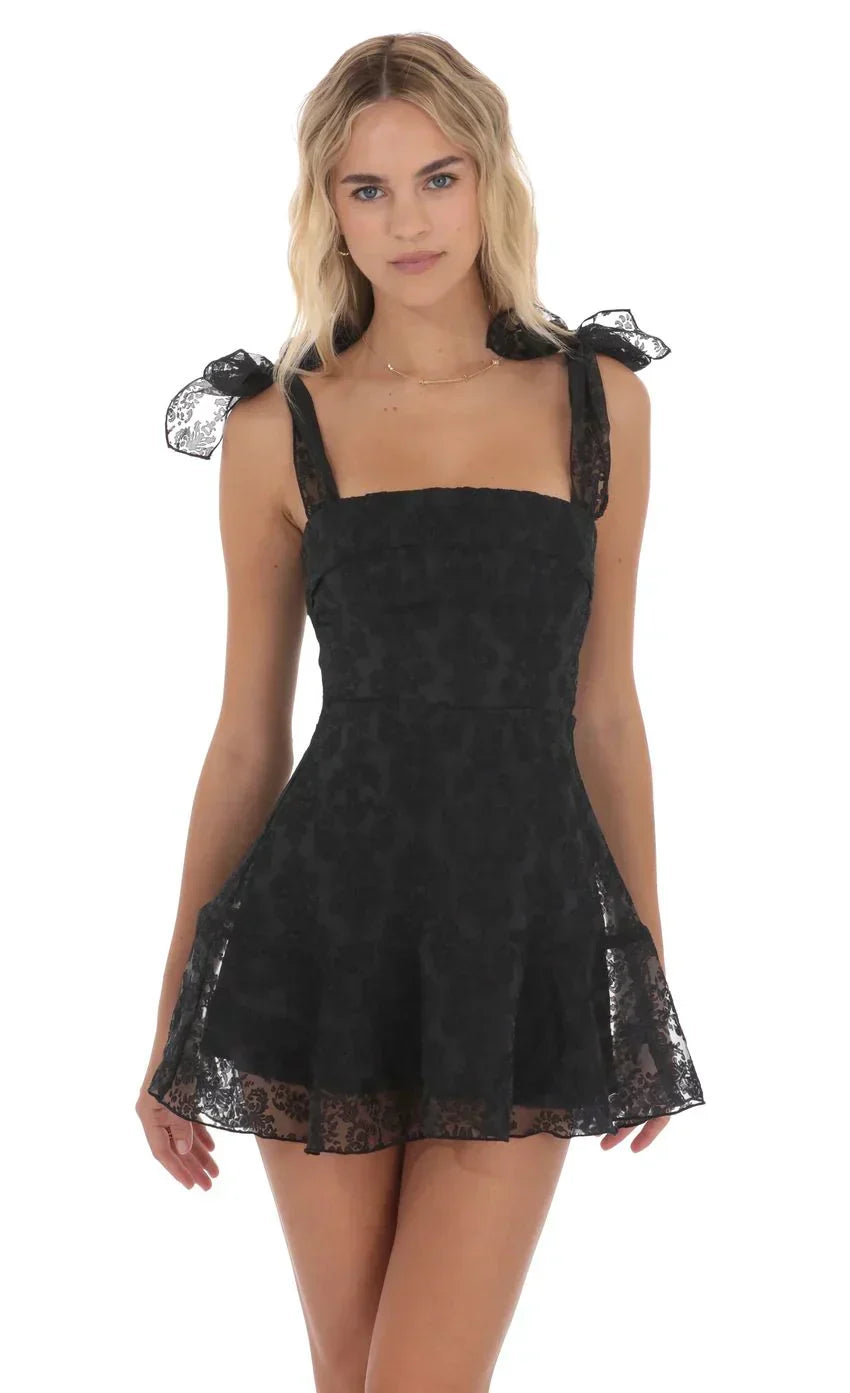 black dress