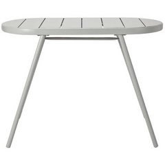 2 Seater Oval Bistro Table - Grey ( Table ONLY )