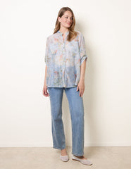 Sheer Floral Shirt