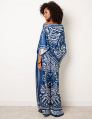 Scarf Print Trouser Set